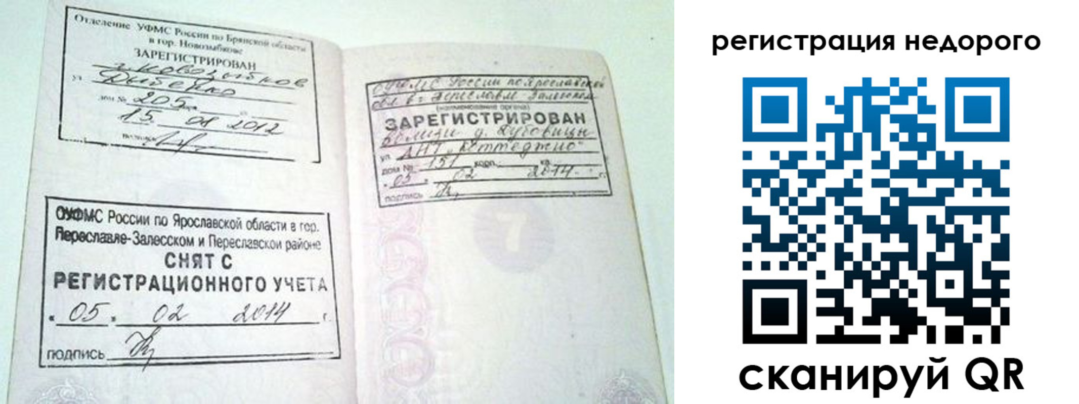 временная регистрация гарантия в Ершове